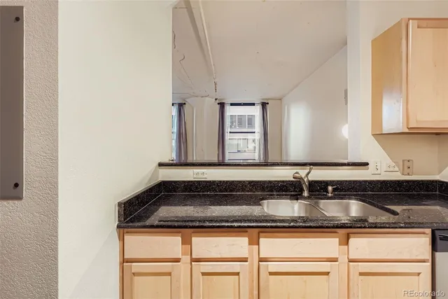 a close view of sink and tap