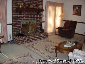 7775 Dragonhead Road Fayetteville, NC 28311 - Photo 6 of 12 a living room with furniture a window and a fireplace