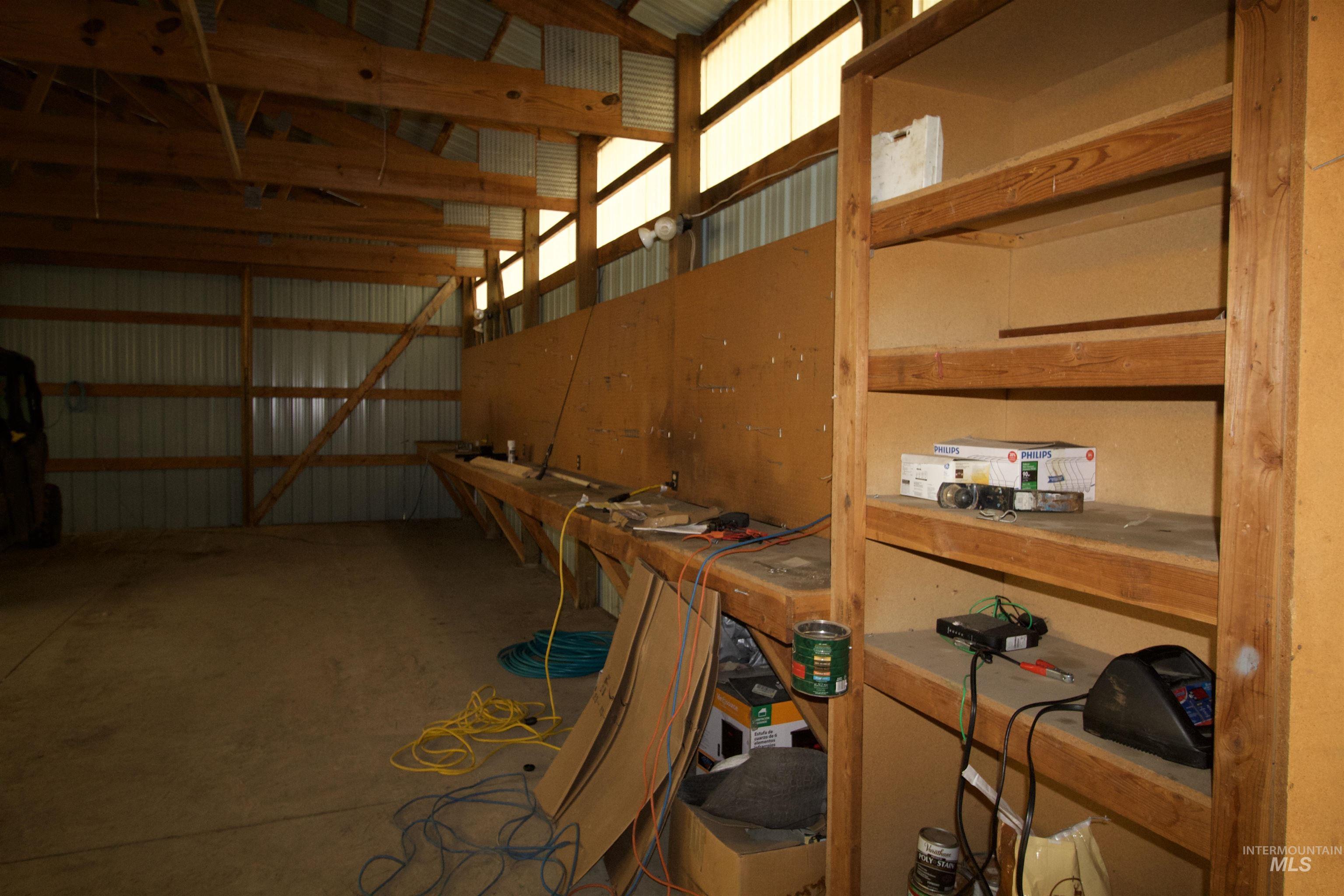 10 Crick Road Garden Valley, ID 83622 - Photo 34 of 43 Misc room featuring metal wall and concrete flooring