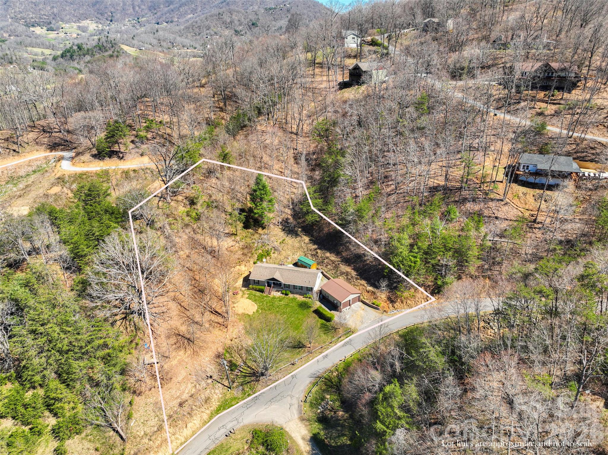 695 Johnson Farm Road Canton, NC 28716 - Photo 36 of 37 a view of house with a yard
