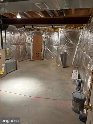 a view of storage and utility room