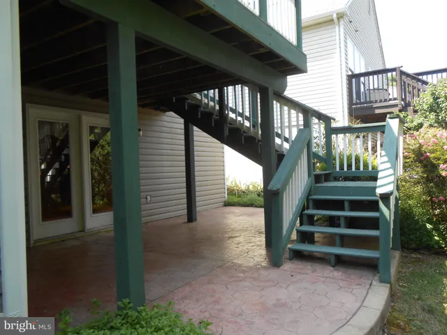 a view of outdoor space and deck