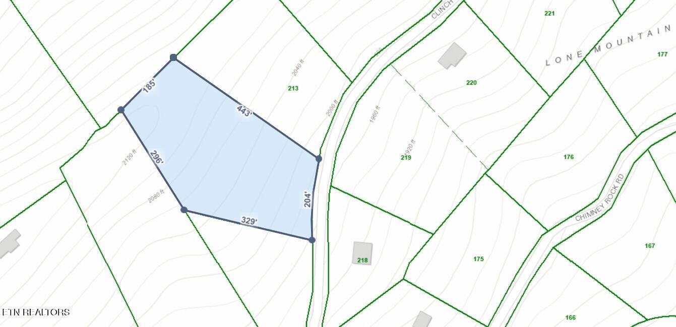 Lot 214 Clinch View Road New Tazewell, TN 37825 - Photo 39 of 47 Topo Map