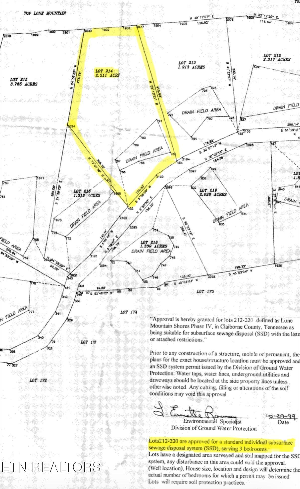 Lot 214 Clinch View Road New Tazewell, TN 37825 - Photo 47 of 47 Plat