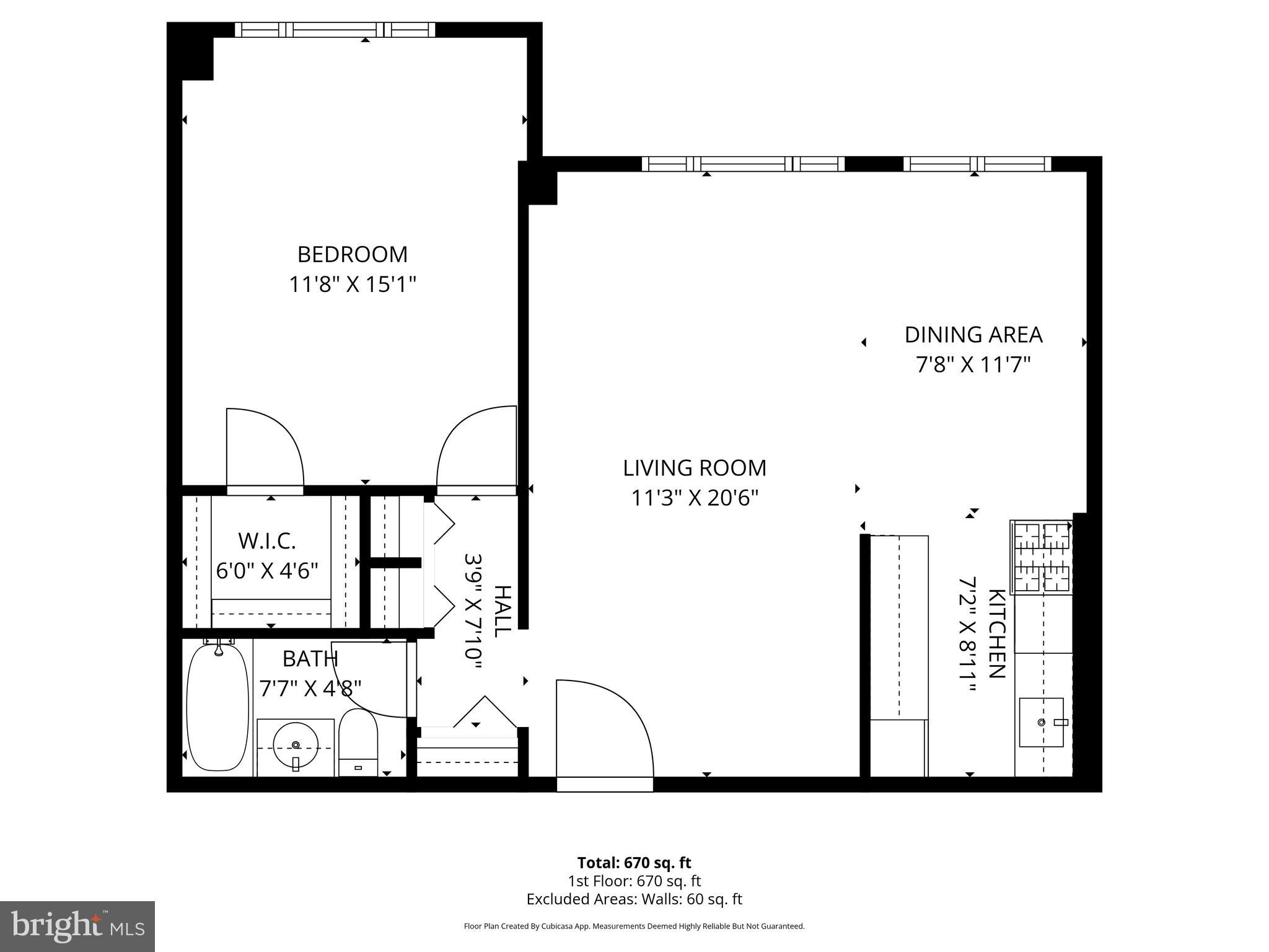 1200 South Arlington Ridge Road, Unit 614 Arlington, VA 22202 - Photo 26 of 26 Floorplan
