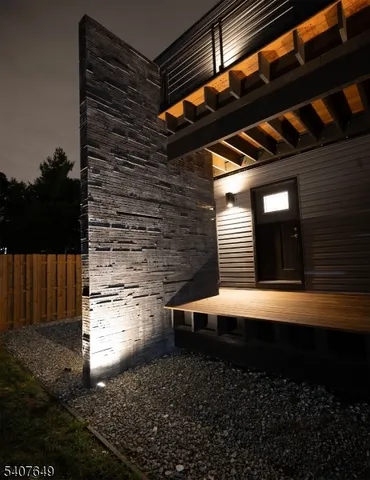 a backyard of a house