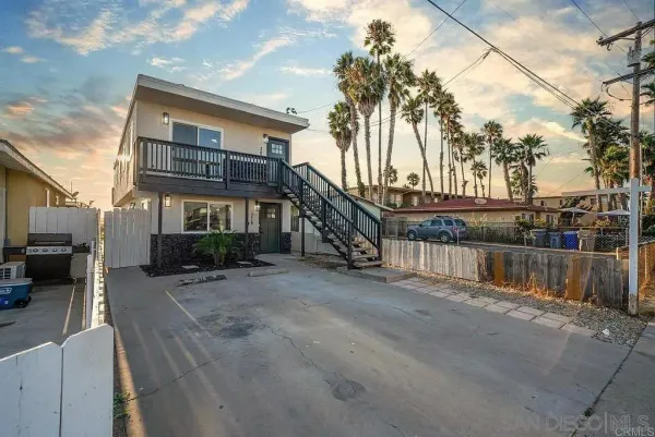 a view of a house with a patio