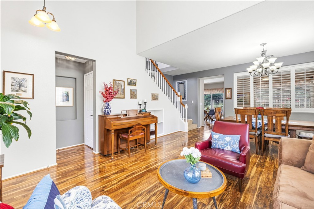 28033 Memory Lane Valencia, CA 91354 - Photo 2 of 40 a living room with furniture and a wooden floor