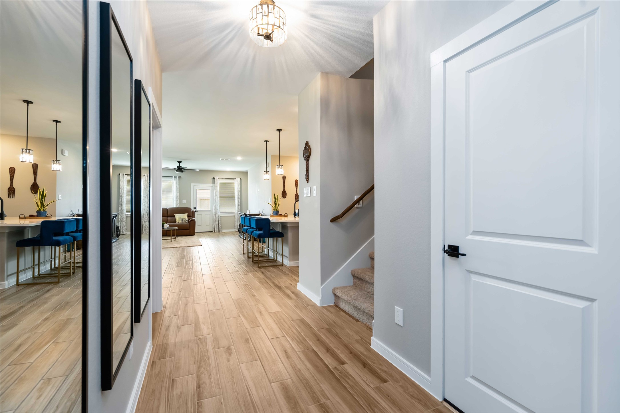 8414 Bay Rdg Circle Baytown, TX 77523 - Photo 13 of 35 a view of a hallway view with living room view and living room