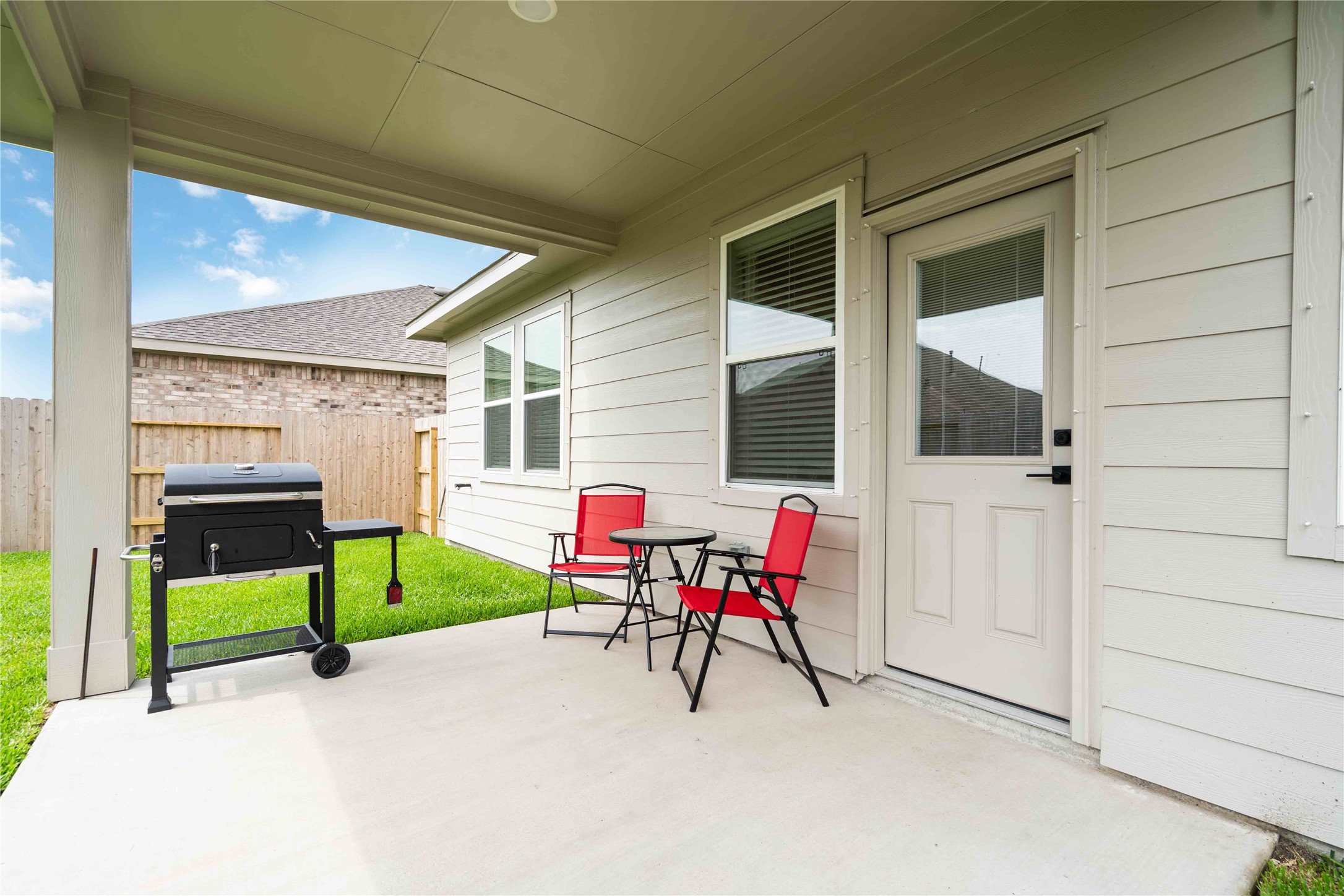8414 Bay Rdg Circle Baytown, TX 77523 - Photo 32 of 35 a view of a house with porch and a bench
