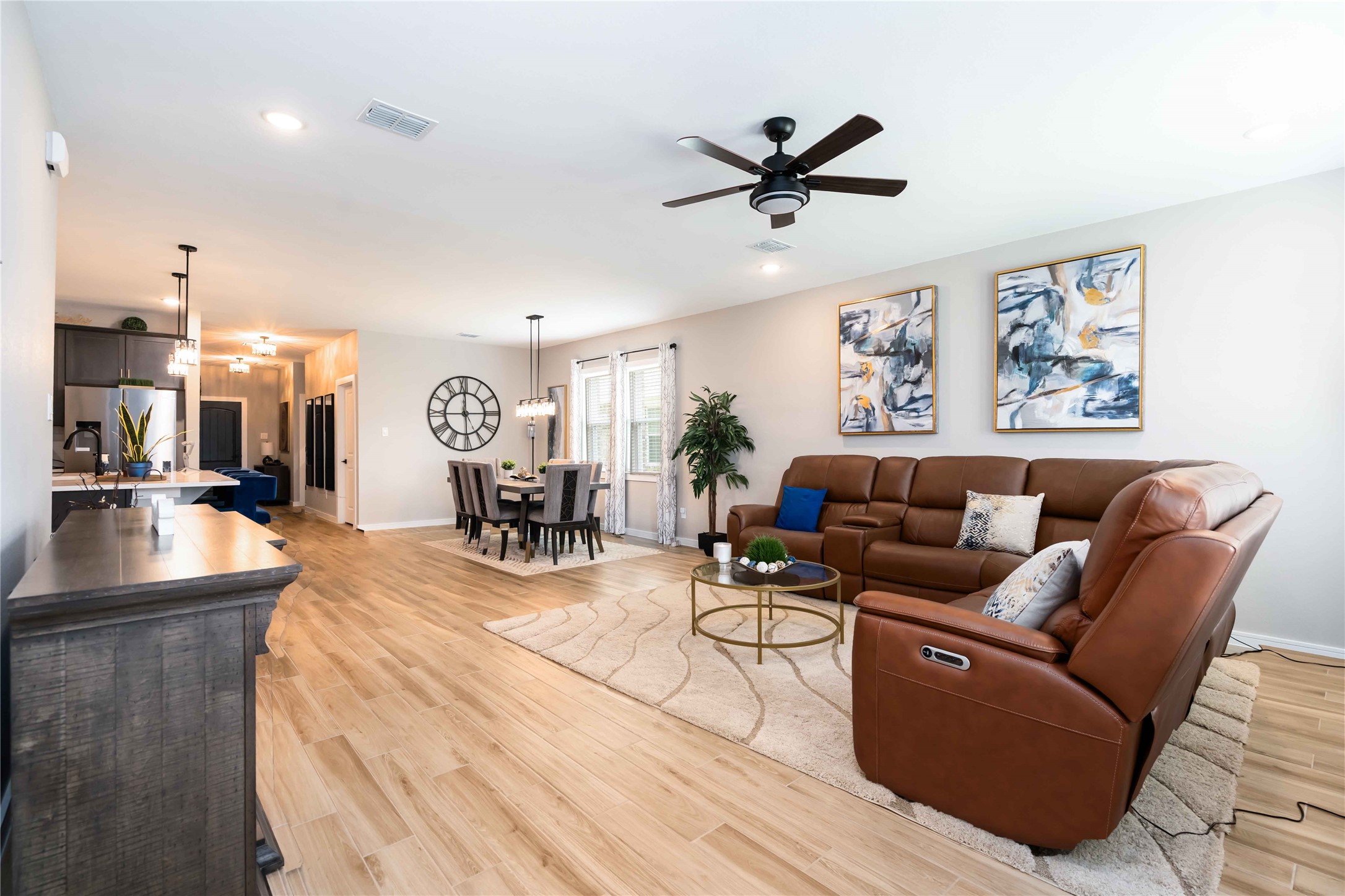 8414 Bay Rdg Circle Baytown, TX 77523 - Photo 6 of 35 a living room with furniture and a large window