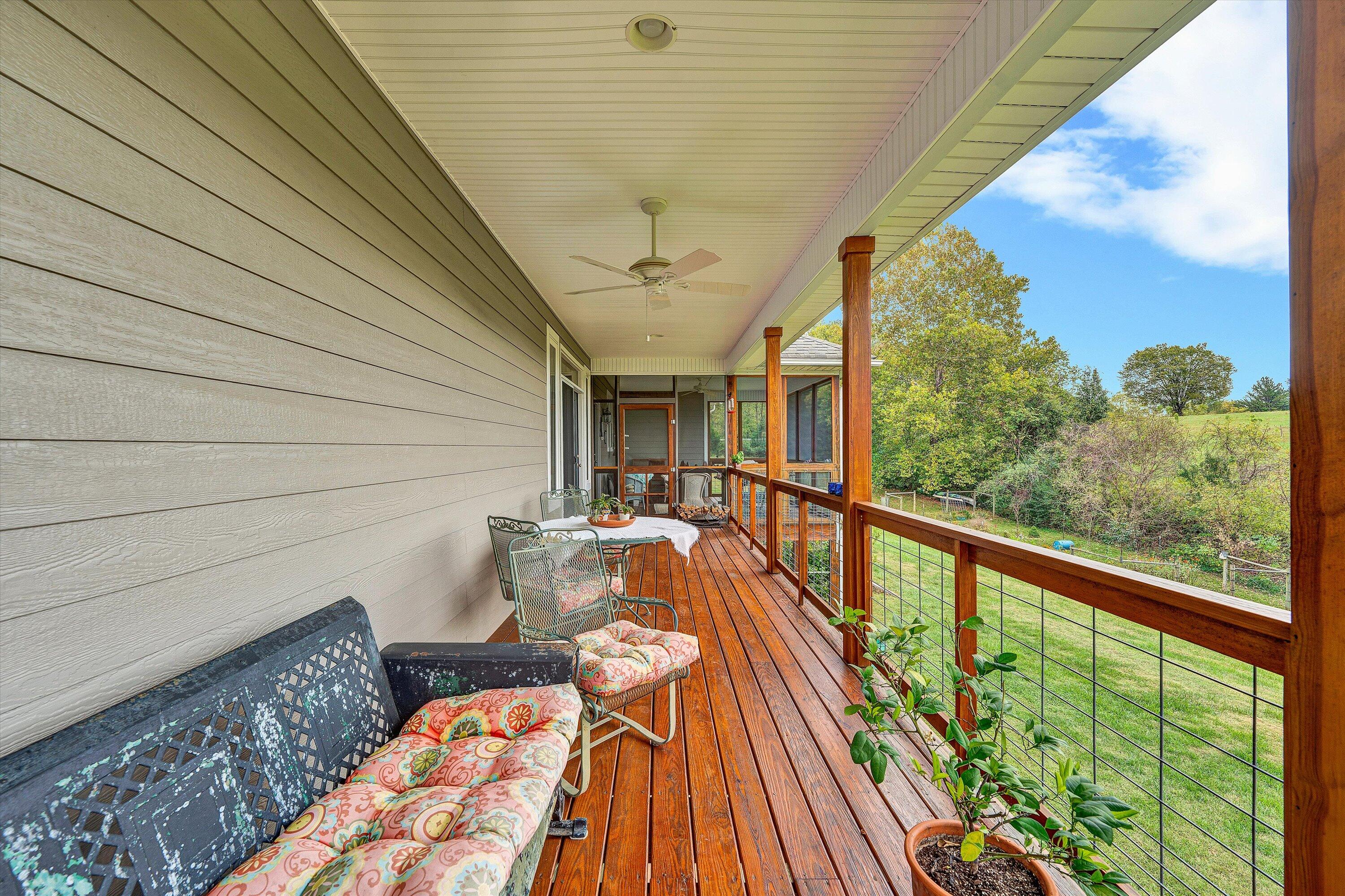 84 Green Level Road Boones Mill, VA 24065 - Photo 22 of 56 a view of balcony with furniture
