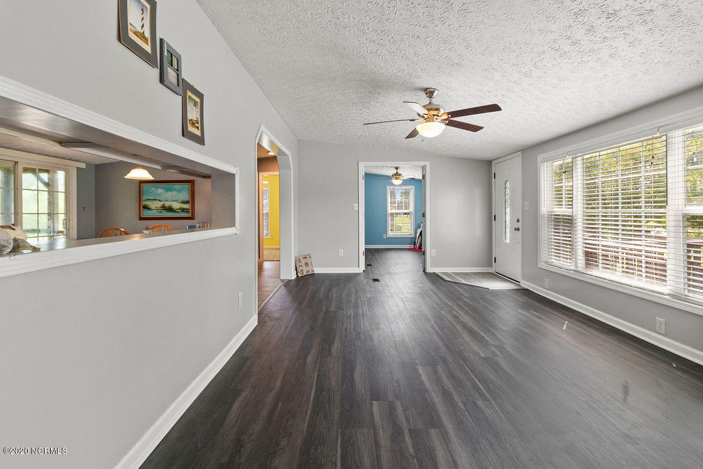 1340 Nine Foot Road Newport, NC 28570 - Photo 5 of 25 Living Rm - Looking towards Dining Room and Bedroom 2