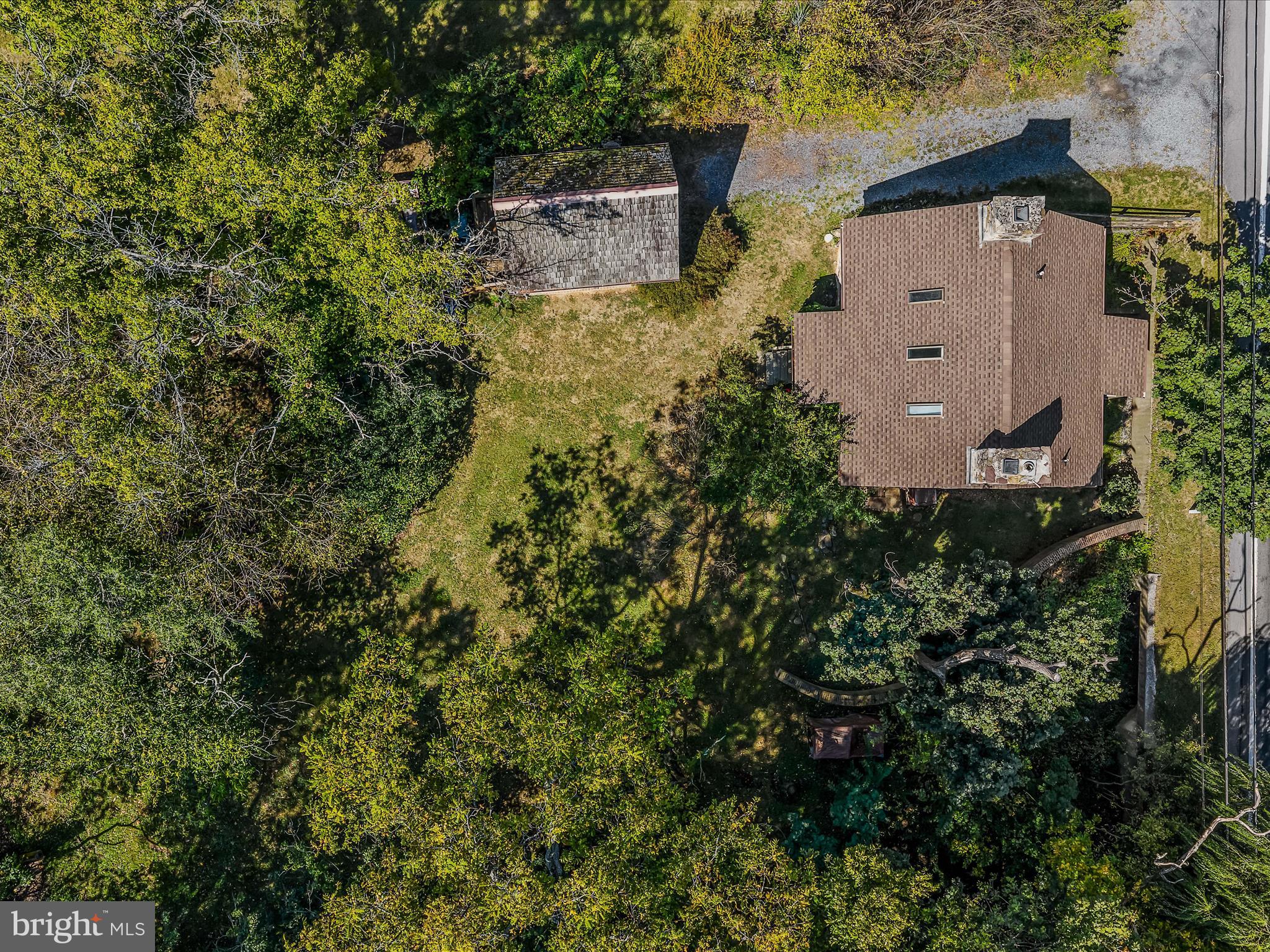 1646 Gerrardstown Road Gerrardstown, WV 25420 - Photo 28 of 37 an aerial view of a house with a yard and large tree