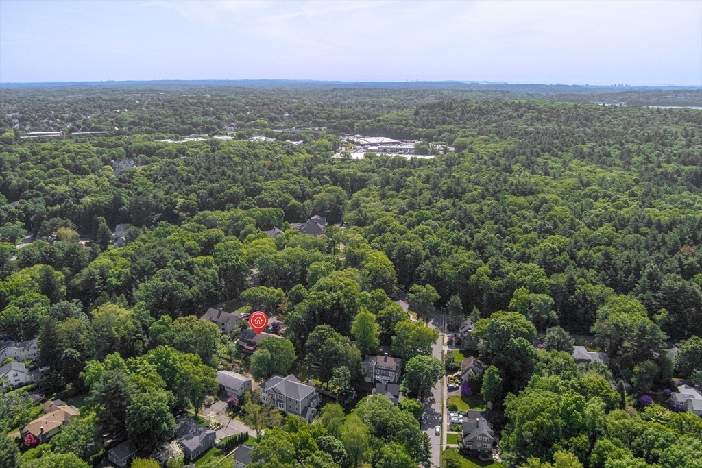 8 Ware Road Winchester, MA 01890 - Photo 21 of 25 an aerial view of house with yard and mountain view in back