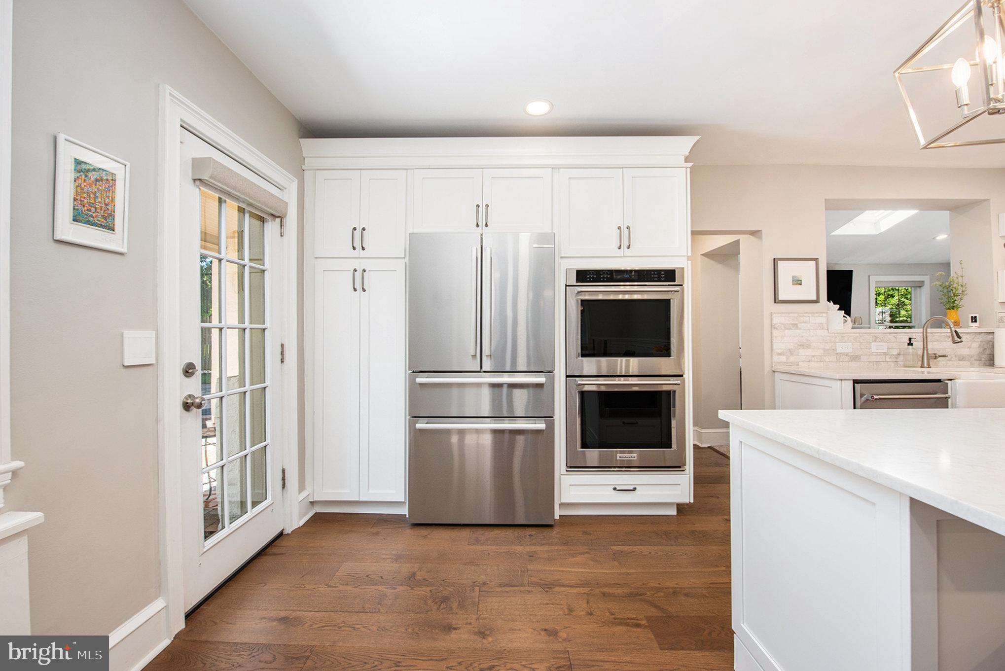 109 Willowburn Road Villanova, PA 19085 - Photo 24 of 65 a view of kitchen with stainless steel appliances cabinets and large window