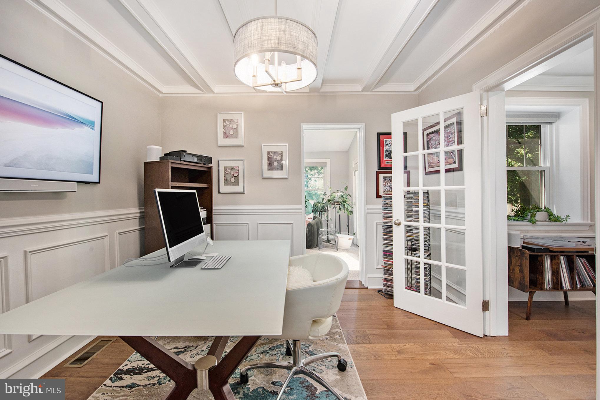 109 Willowburn Road Villanova, PA 19085 - Photo 25 of 65 a view of a dining room with furniture window and wooden floor