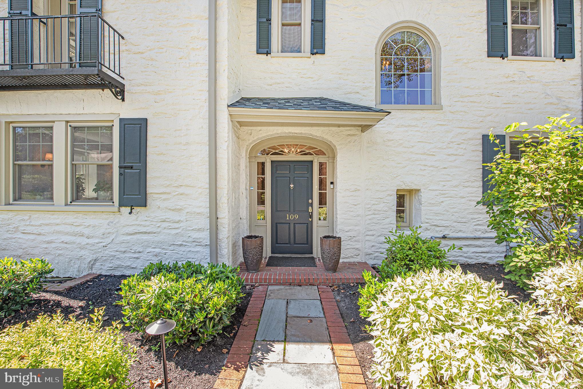 109 Willowburn Road Villanova, PA 19085 - Photo 6 of 65 a front view of a house with garden