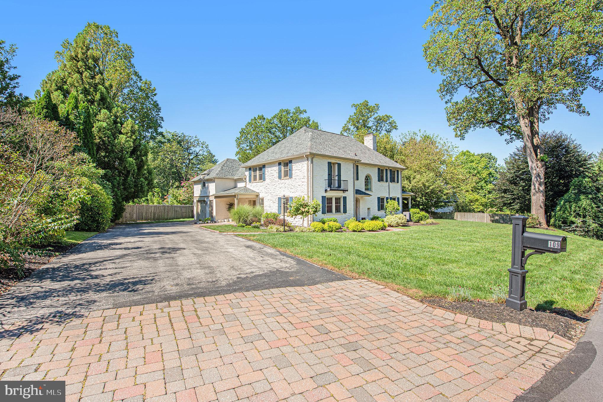 109 Willowburn Road Villanova, PA 19085 - Photo 62 of 65 a front view of a house with a yard