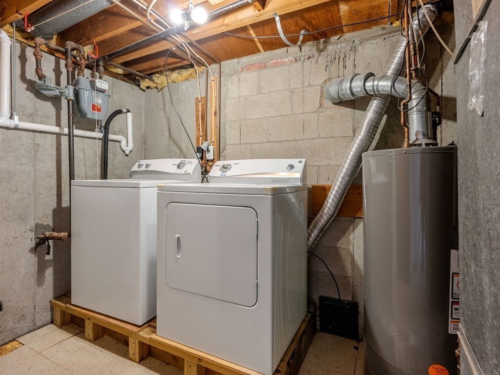 42 Priest Street Hudson, MA 01749 - Photo 17 of 23 a utility room with dryer and washer