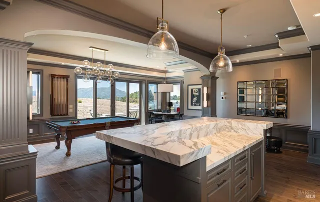 a front view of a building with glass windows