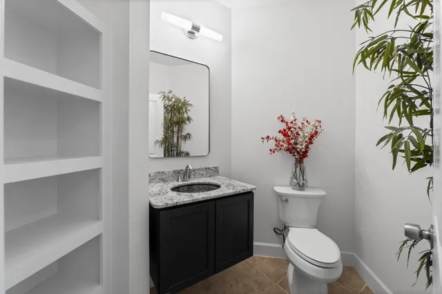 a view of a lake with a house