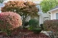 a view of backyard with green space