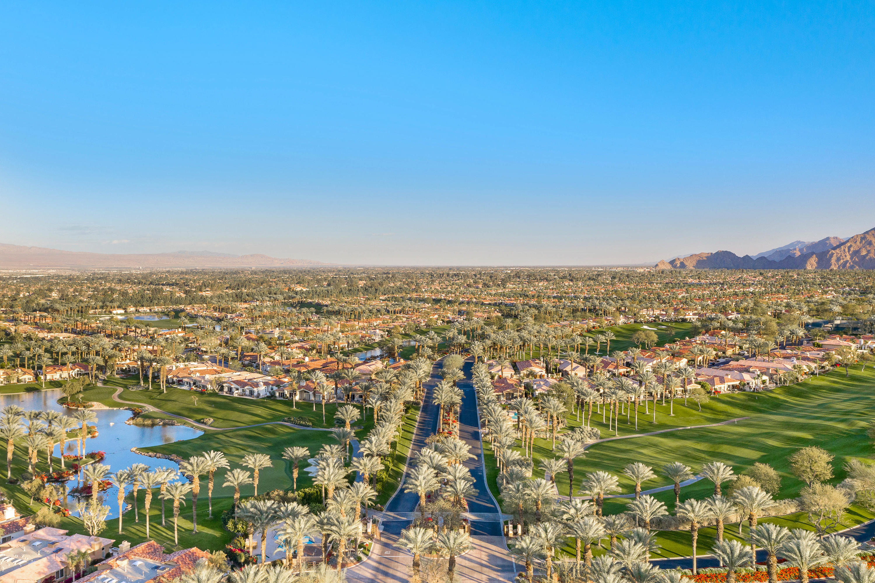 500 Red Arrow Trail Palm Desert, CA 92211 - Photo 49 of 60 an aerial view of residential houses with city view