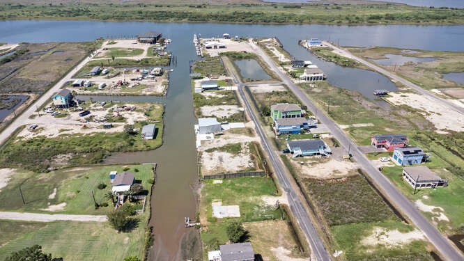 1241 North Loop Road Crystal Beach, TX 77650 - Photo 3 of 5 a picture of city view with lake view