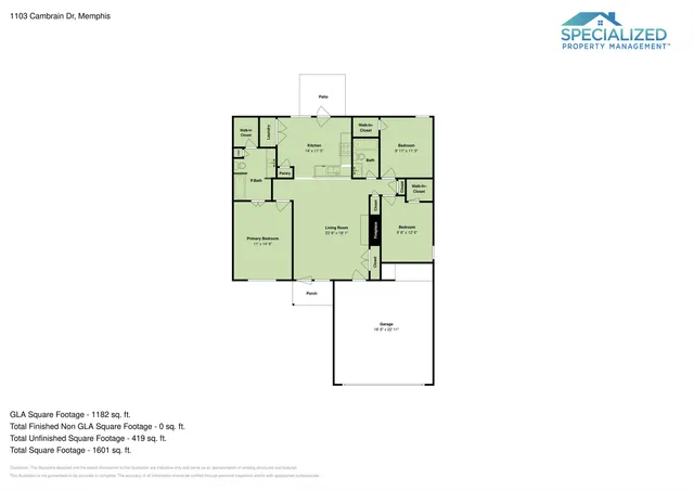 $1,595 | 1103 Cambrain Drive, Memphis, TN 38134