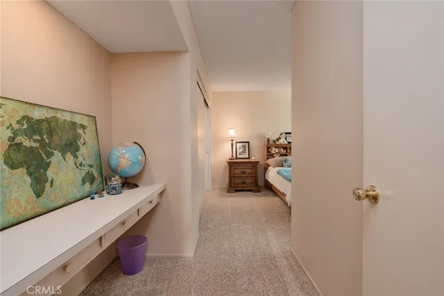 a room with furniture and a window