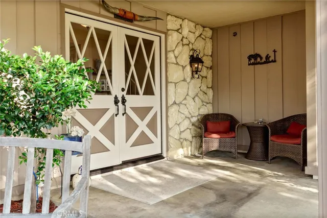 a house with trees in front of it