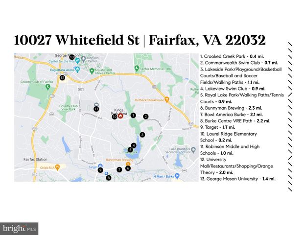 $800,000 | 10027 Whitefield Street, Fairfax, VA 22032