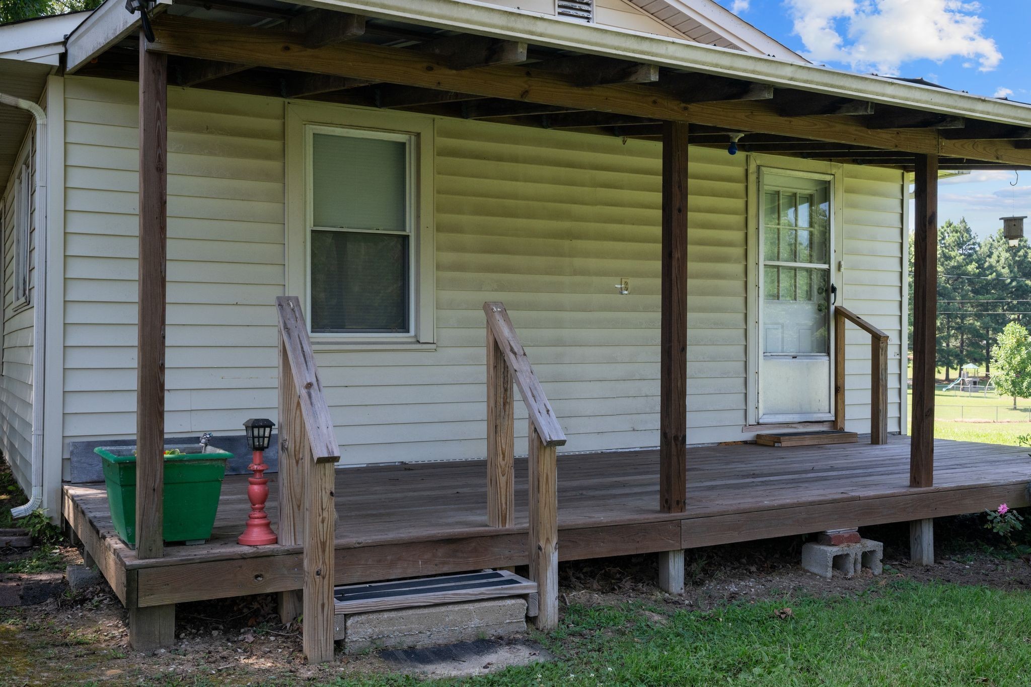 227 Pleasant View Road White Bluff, TN 37187 - Photo 16 of 19 a view of a wooden door of the house