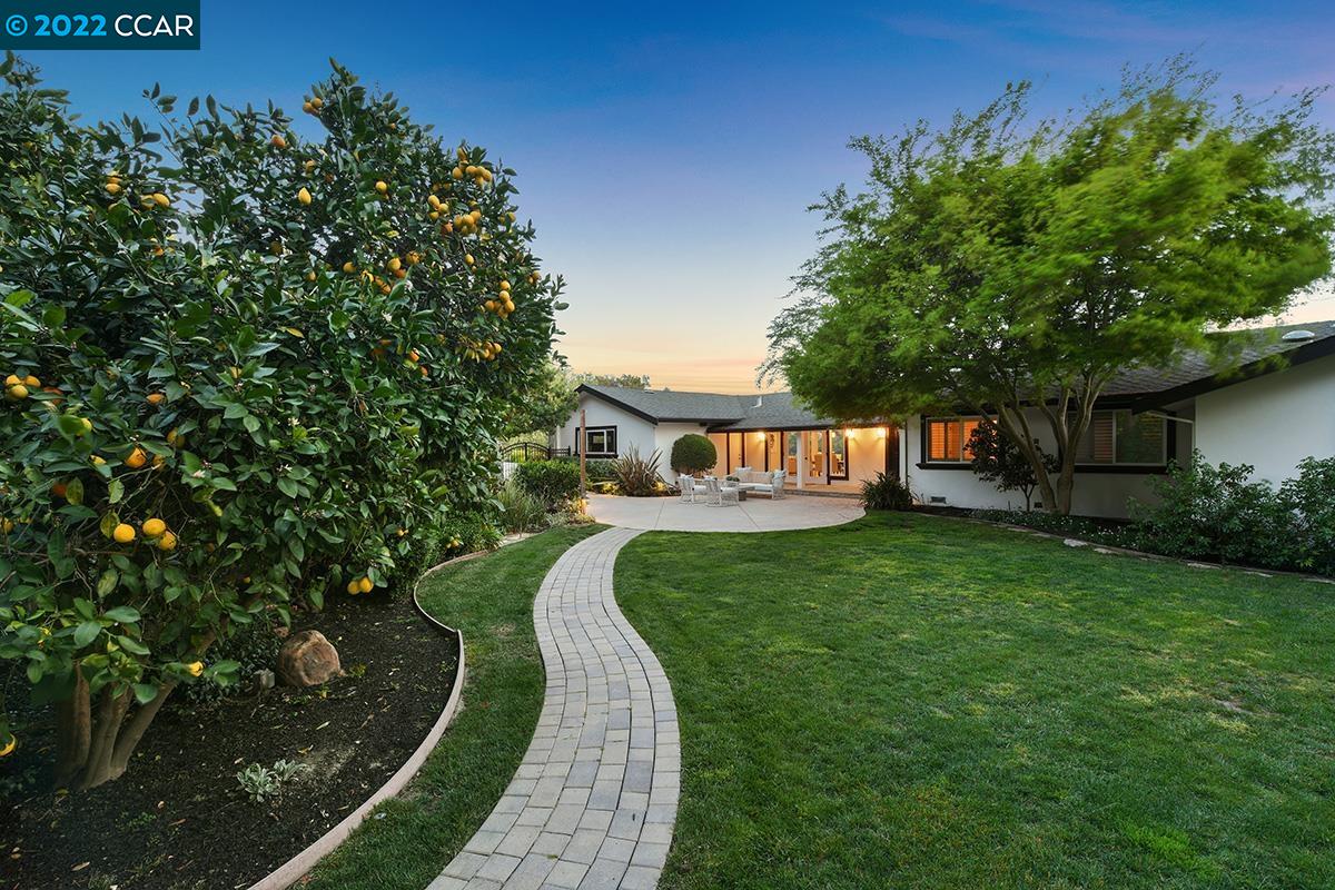 811 Mountain View Drive Lafayette, CA 94549 - Photo 1 of 1 a view of a house with a yard