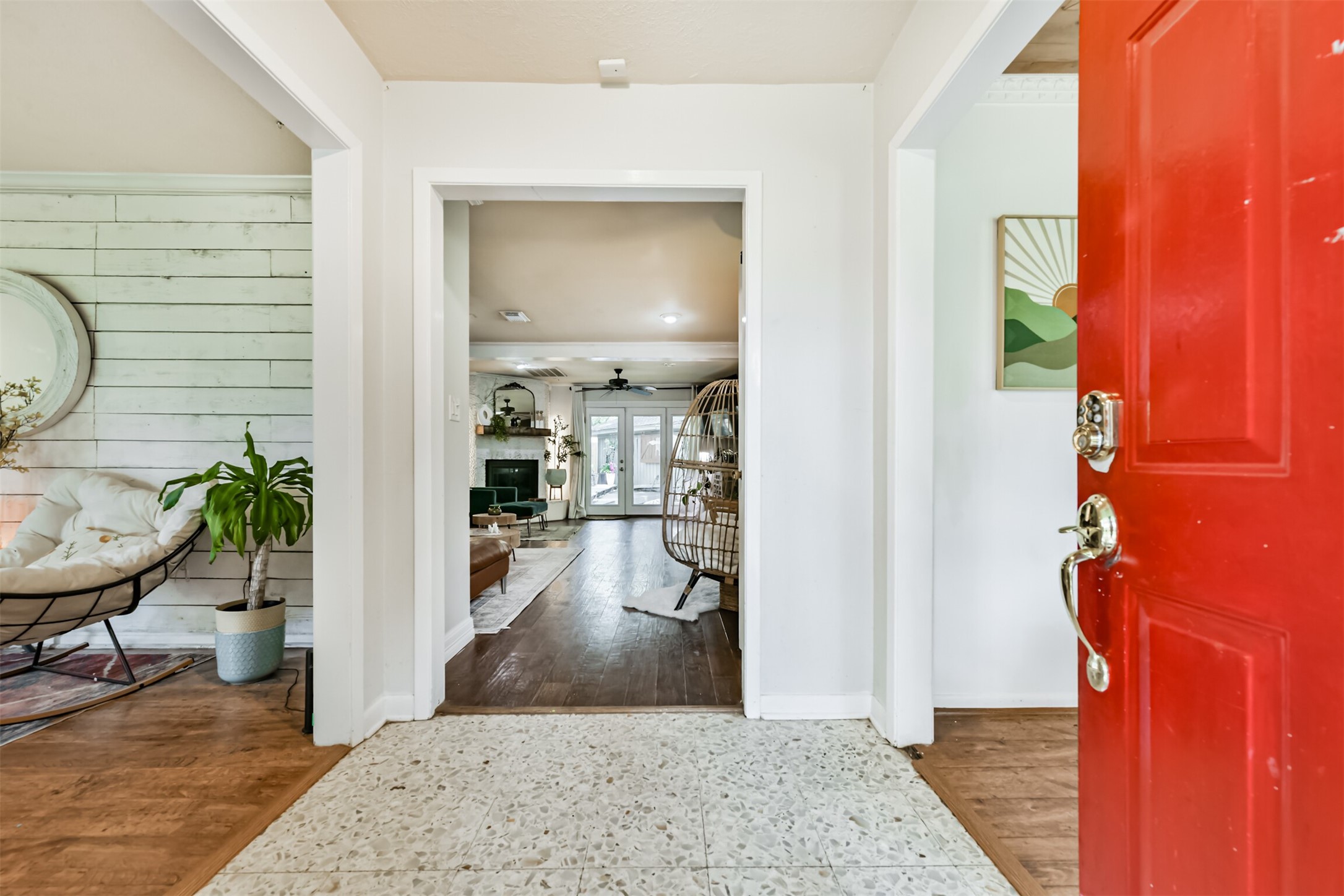 1723 Capstan Road Houston, TX 77062 - Photo 2 of 43 Inviting entry with warm finishes and abundant natural light.