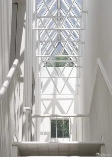 a view of a window in a room