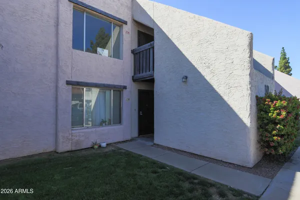 a view of front door of house
