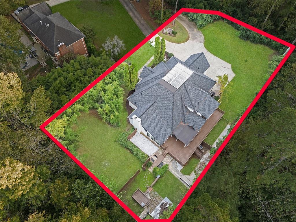 11260 Houze Road Roswell, GA 30076 - Photo 4 of 60 an aerial view of a tennis ground