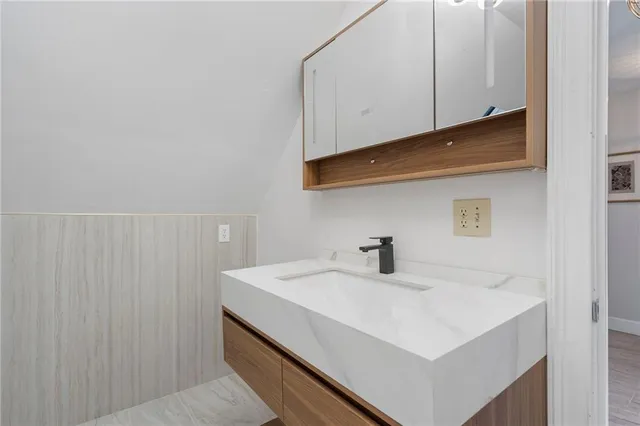 a view of an entryway with staircase