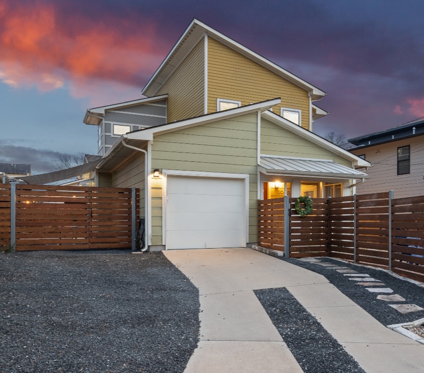 2005 South L Davis Avenue, Unit A Austin, TX 78702 - Photo 1 of 1 a front view of a house with a yard