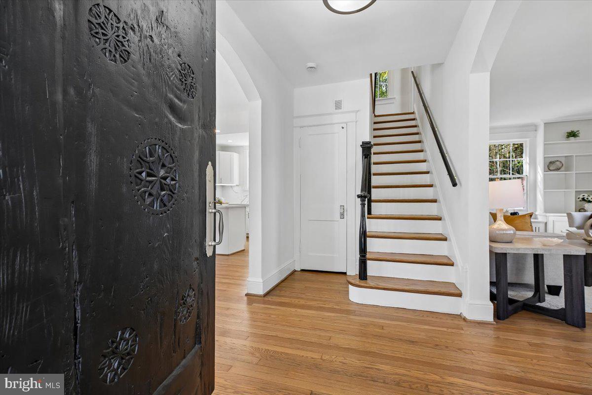 4714 Hunt Avenue Chevy Chase, MD 20815 - Photo 3 of 54 a view of entryway with wooden floor