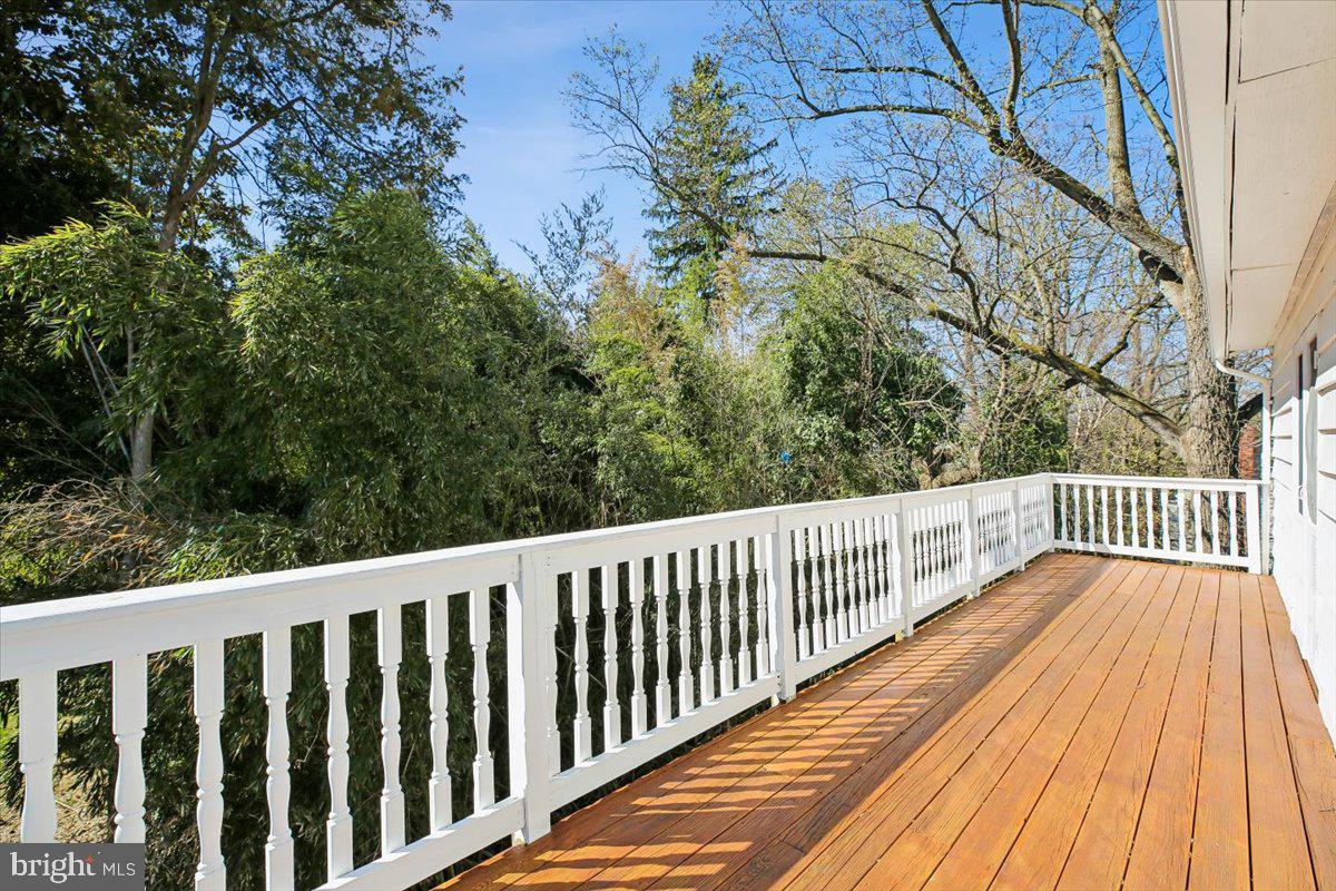4714 Hunt Avenue Chevy Chase, MD 20815 - Photo 35 of 54 Top Floor Rear Balcony