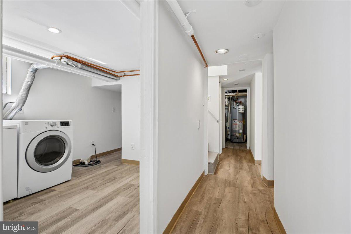 4714 Hunt Avenue Chevy Chase, MD 20815 - Photo 46 of 54 a view of a hallway with washer and dryer