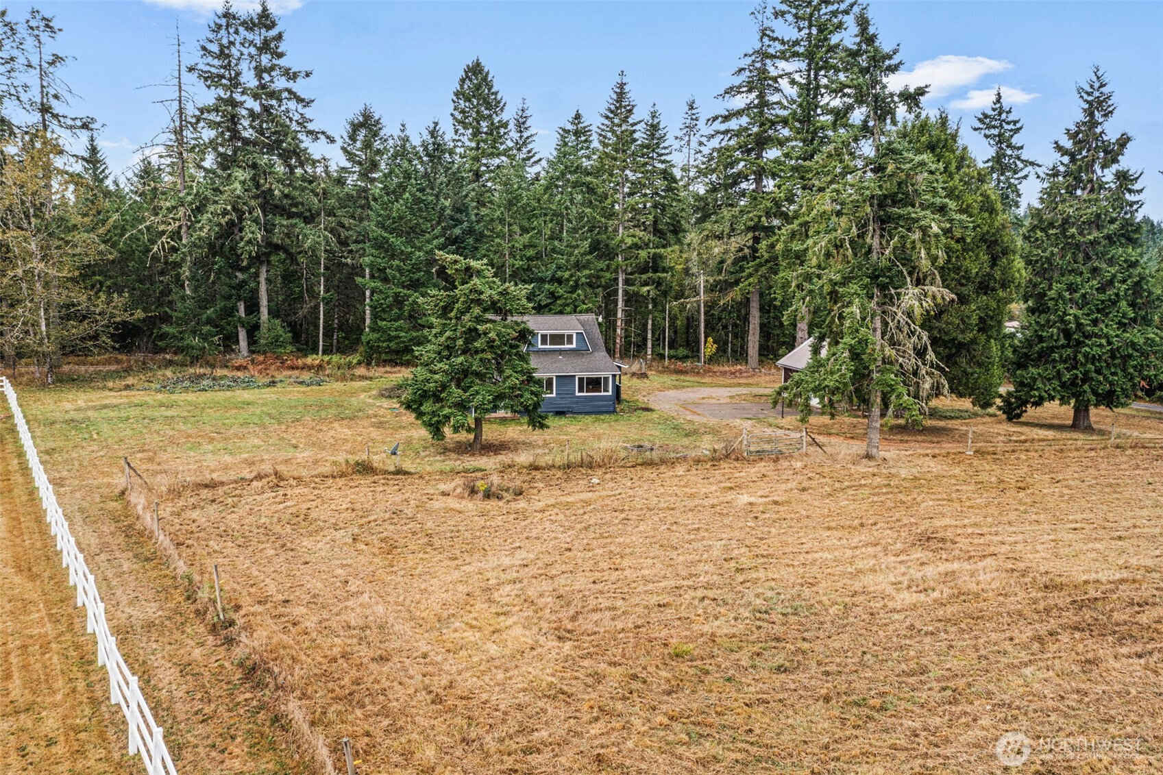 1755 Centralia Alpha Road Chehalis, WA 98532 - Photo 5 of 35 a view of a yard with large trees