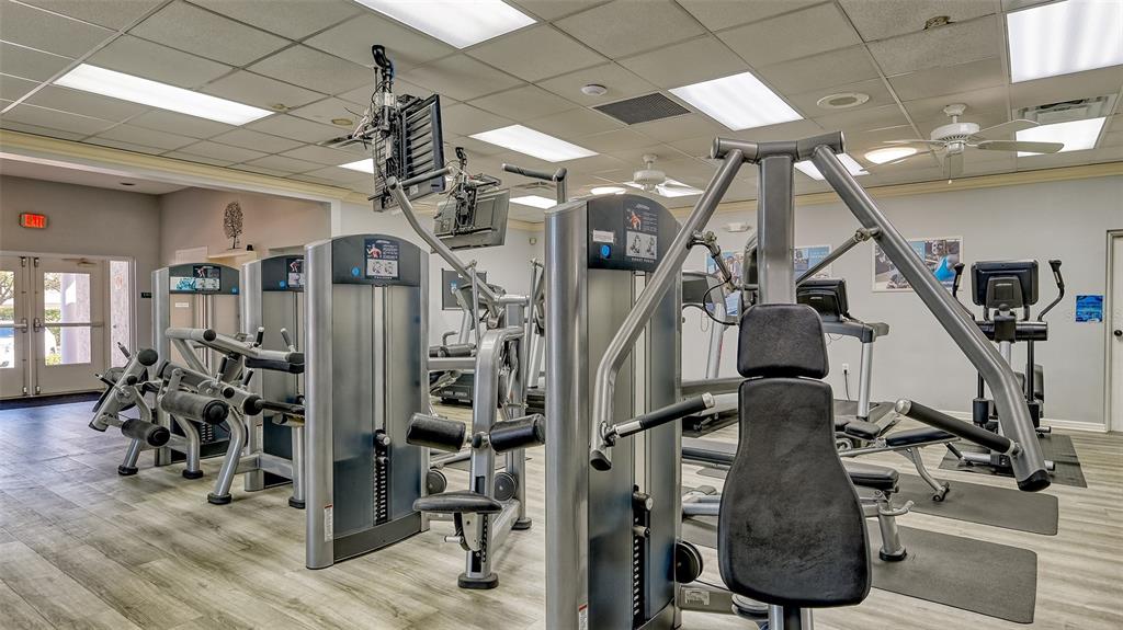 6505 Stone River Road, Unit 209 Bradenton, FL 34203 - Photo 47 of 47 a view of a room with gym equipment