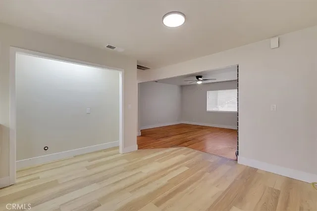 wooden floor in an empty room
