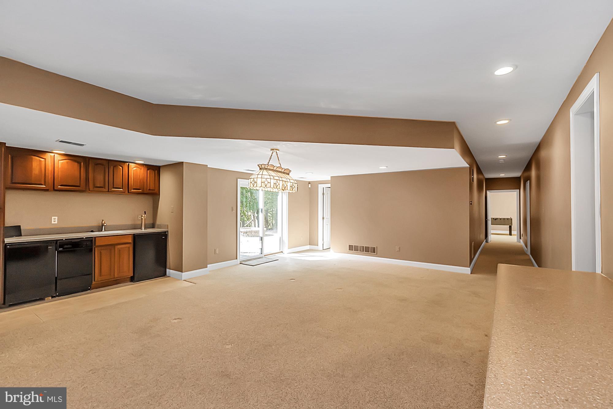 1 Rapps Run Drive Malvern, PA 19355 - Photo 49 of 71 Finished Basement Pool Table Area w/Wet Bar