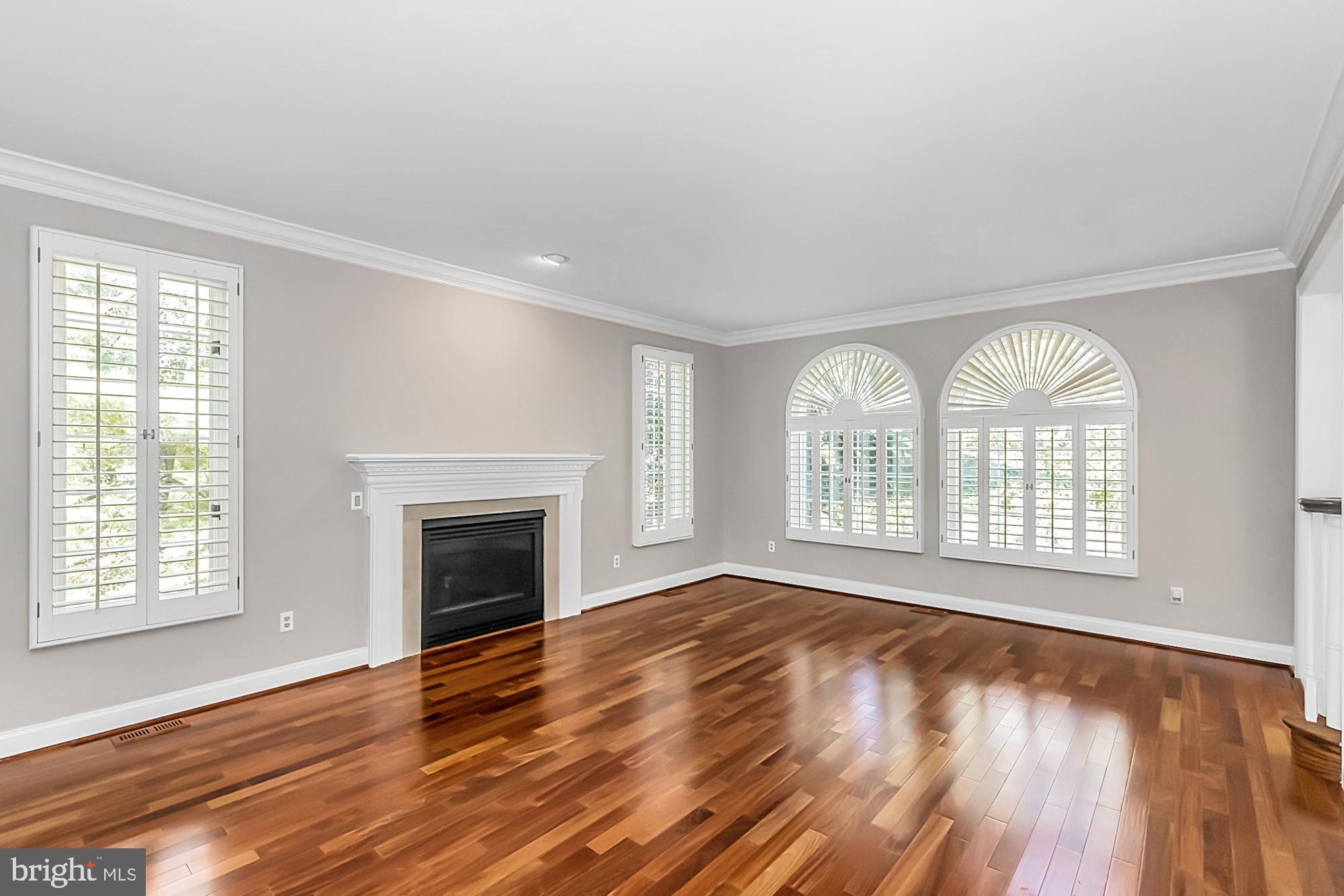 1 Rapps Run Drive Malvern, PA 19355 - Photo 9 of 71 Living Room w/Brazilian HW Floors & Gas Fireplace