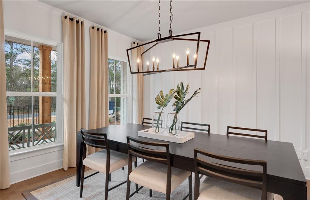 239 Rockledge Bend Southwest Powder Springs, GA 30127 - Photo 15 of 16 a dining room with furniture and window